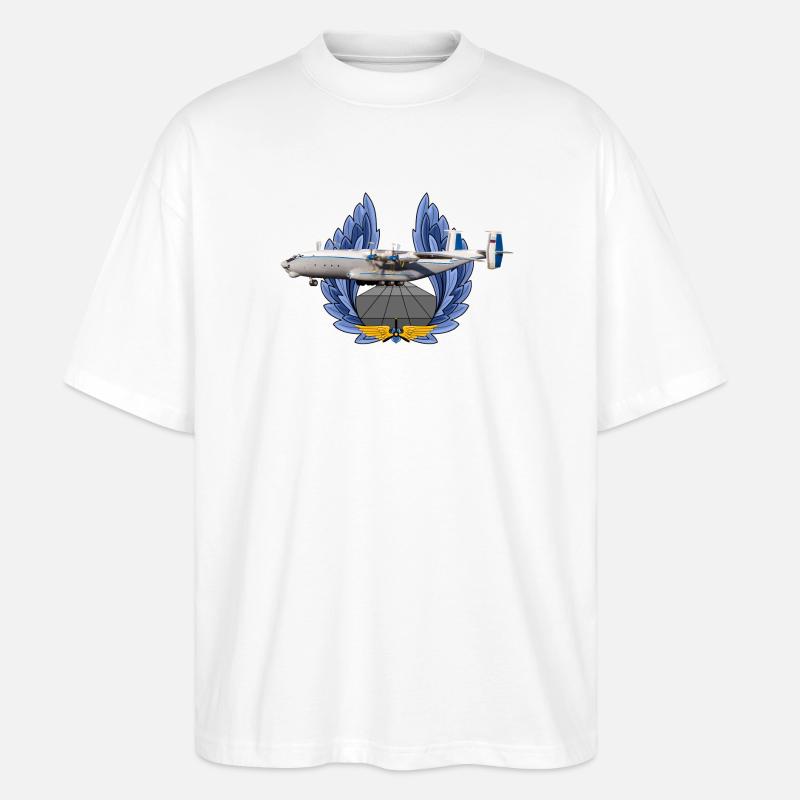 An-22 - Stanley/Stella Oversized Unisex Bio T-Shirt Blaster 2.0 - Weiß