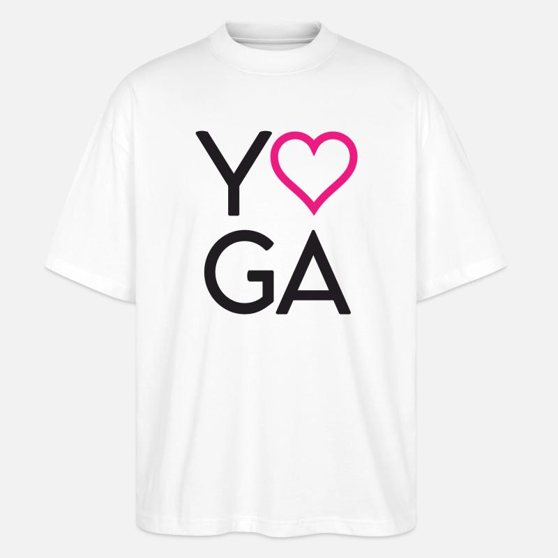 Joga - Stanley/Stella Oversized Unisex Bio T-Shirt Blaster 2.0 - Weiß
