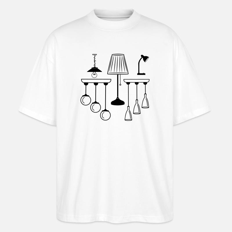 Collection de lampes et d’éclairage - T-shirt bio Blaster 2.0 coupe oversize Stanley/Stella Unisexe - blanc
