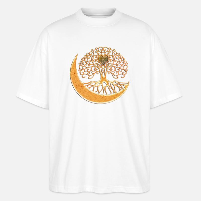 Wunderbares und elegantes Baumleben - Stanley/Stella Oversized Unisex Bio T-Shirt Blaster 2.0 - Weiß