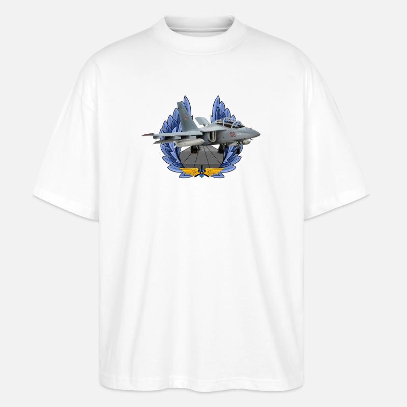 Yak-130 - Stanley/Stella Oversized Unisex Bio T-Shirt Blaster 2.0 - Weiß