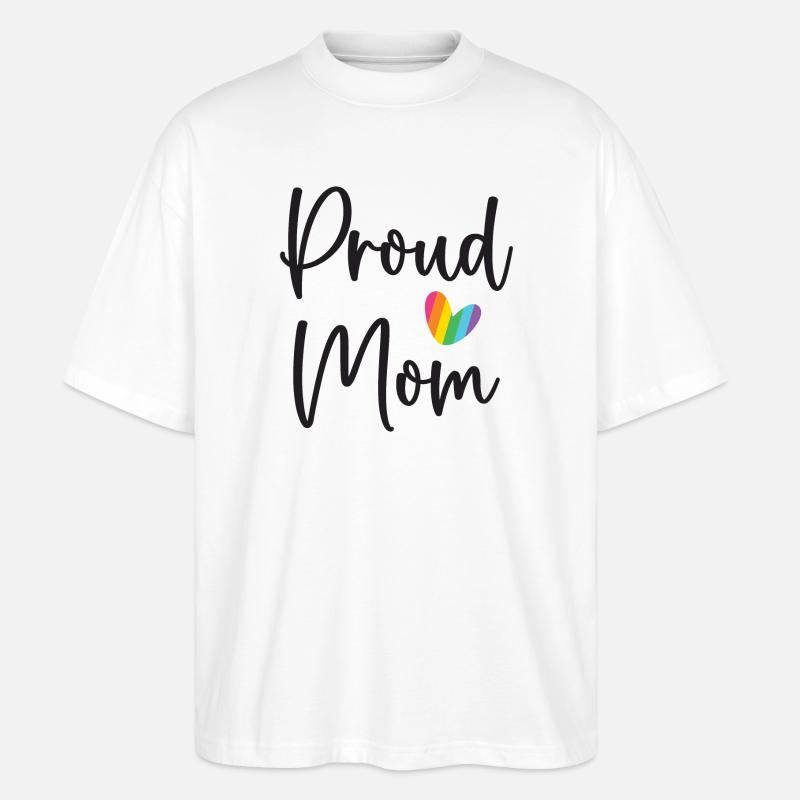 Stolze Mama - Stanley/Stella Oversized Unisex Bio T-Shirt Blaster 2.0 - Weiß