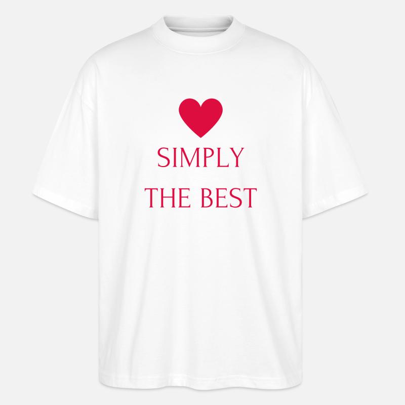 Tout simplement le meilleur - T-shirt bio Blaster 2.0 coupe oversize Stanley/Stella Unisexe - blanc