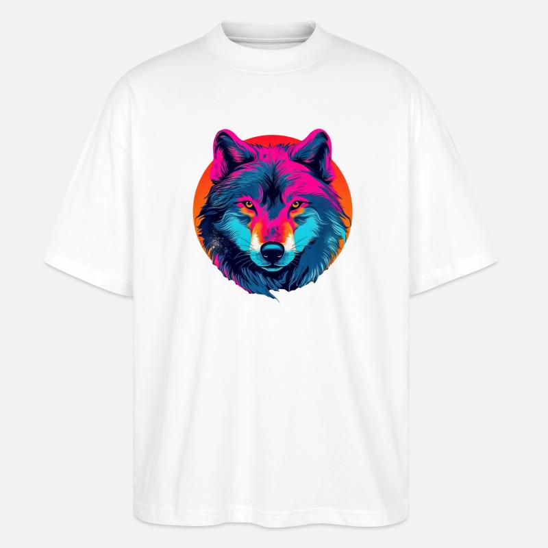 Lady Wolf 2026 - Stanley/Stella Oversized Unisex Bio T-Shirt Blaster 2.0 - Weiß