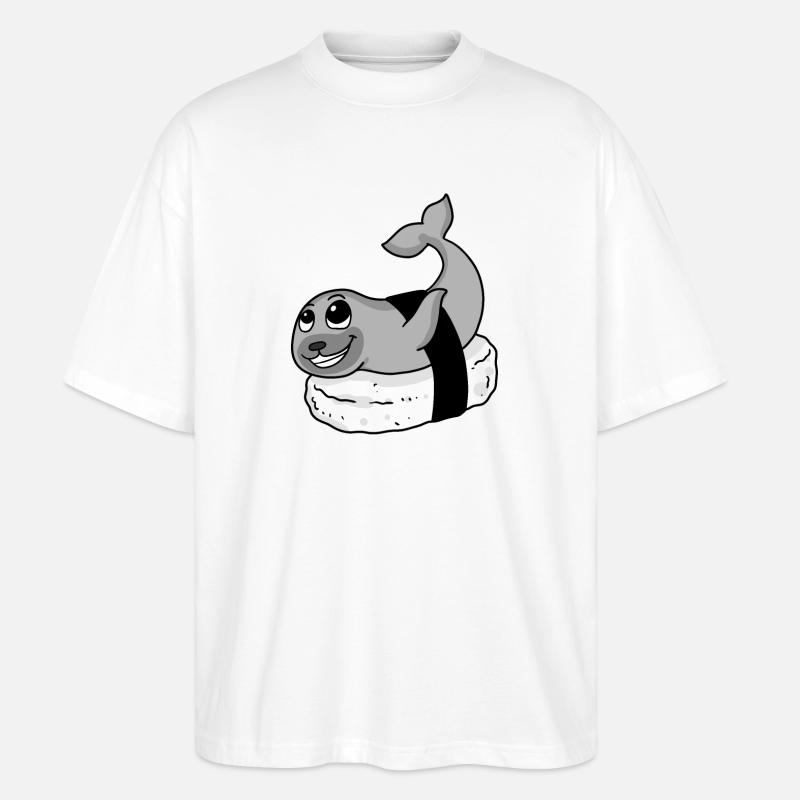 Sushi - T-shirt bio Blaster 2.0 coupe oversize Stanley/Stella Unisexe - blanc