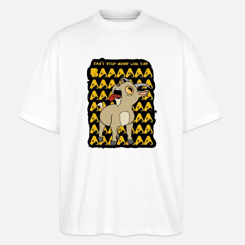 Can't stop doing like this - Stanley/Stella Oversized Unisex Bio T-Shirt Blaster 2.0 - Weiß