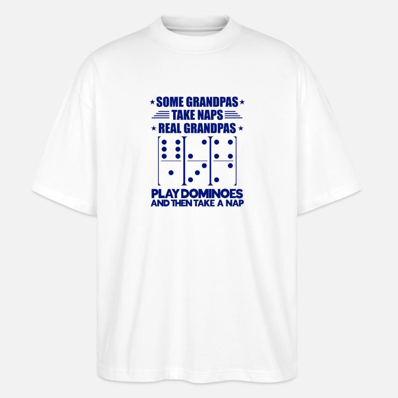 Domino Design - Stanley/Stella Oversized Unisex Bio T-Shirt Blaster 2.0 - Weiß