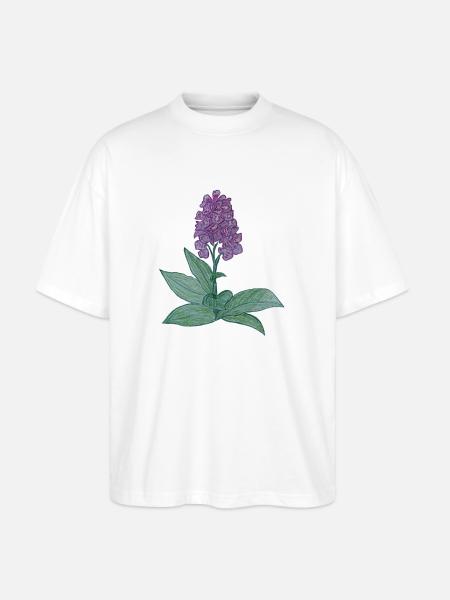 orchidée danoise - T-shirt bio Blaster 2.0 coupe oversize Stanley/Stella Unisexe - blanc