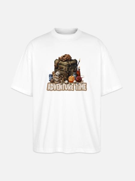 Rollenspiel Abenteuerzeit Fantasyausrüstung - Stanley/Stella Oversized Unisex Bio T-Shirt Blaster 2.0 - Weiß
