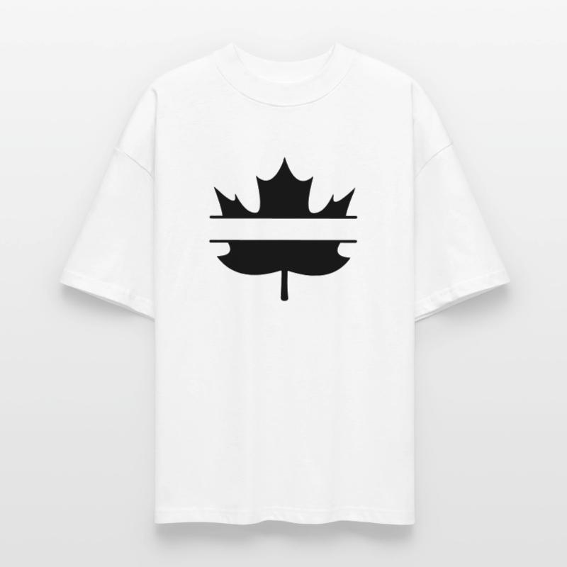 Lancement de l’espace intermédiaire de Maple Leaf Canada T-shirt bio Blaster 2.0 coupe oversize Stanley/Stella Unisexe