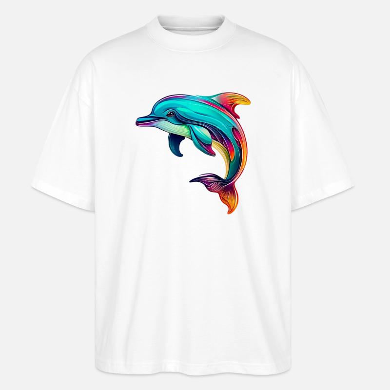Dauphin - T-shirt bio Blaster 2.0 coupe oversize Stanley/Stella Unisexe - blanc