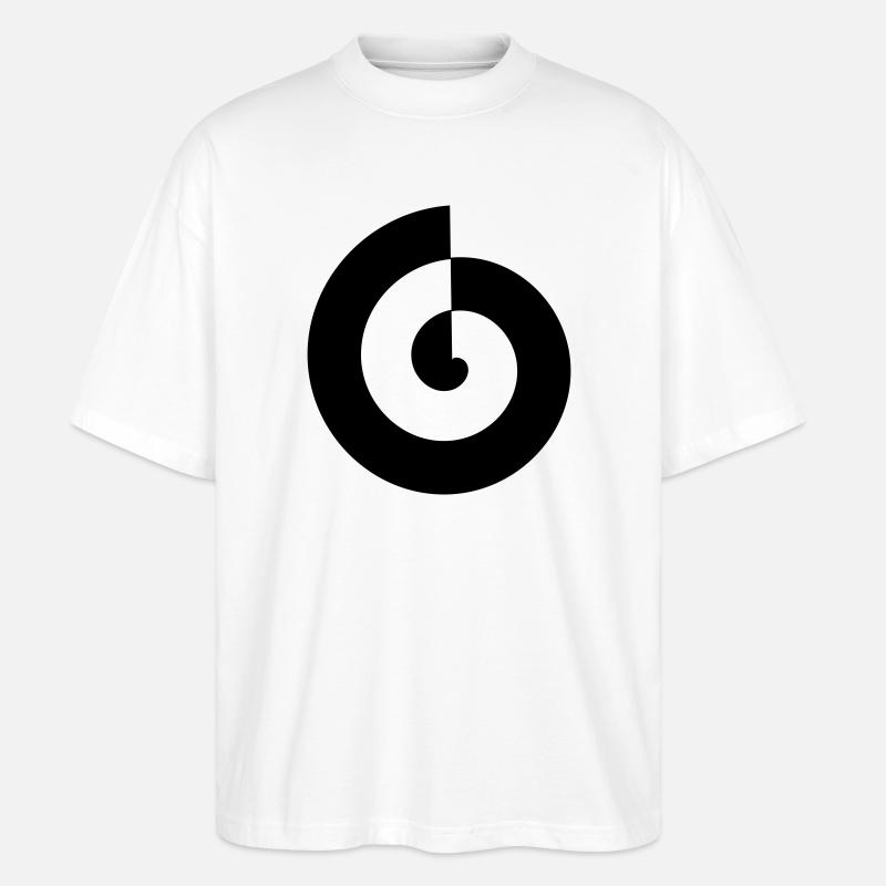 Spirale - Stanley/Stella Oversized Unisex Bio T-Shirt Blaster 2.0 - Weiß