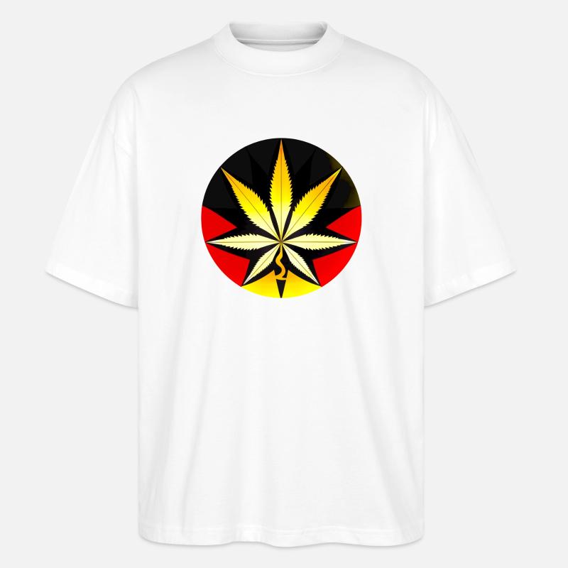 Grüne Welle 2024 - Stanley/Stella Oversized Unisex Bio T-Shirt Blaster 2.0 - Weiß