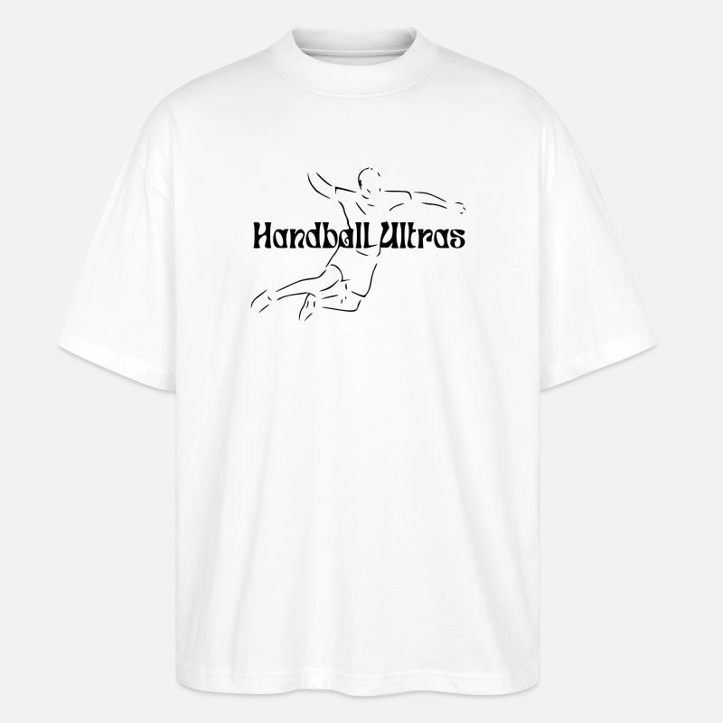 Handball Ultras - Stanley/Stella Oversized Unisex Bio T-Shirt Blaster 2.0 - Weiß