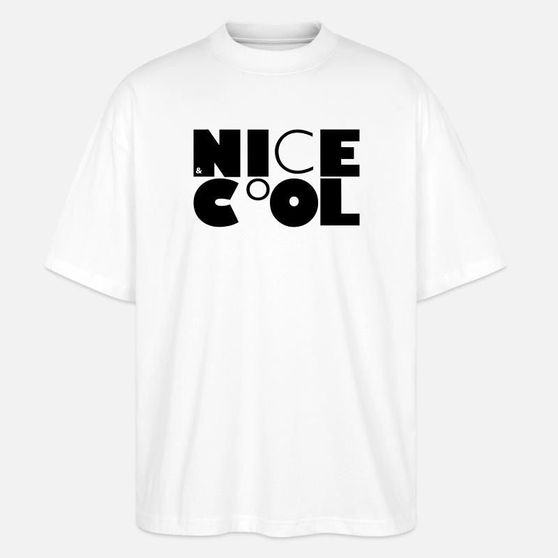 NICE&CoOL - Stanley/Stella Oversized Unisex Bio T-Shirt Blaster 2.0 - Weiß
