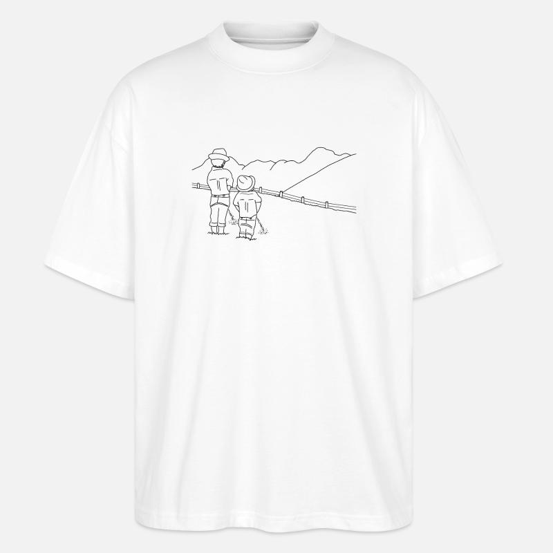 Biesler - Stanley/Stella Oversized Unisex Bio T-Shirt Blaster 2.0 - Weiß