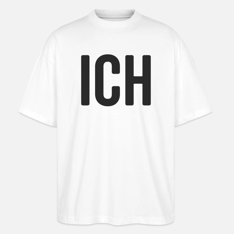 Ich Statement Design - Stanley/Stella Oversized Unisex Bio T-Shirt Blaster 2.0 - Weiß