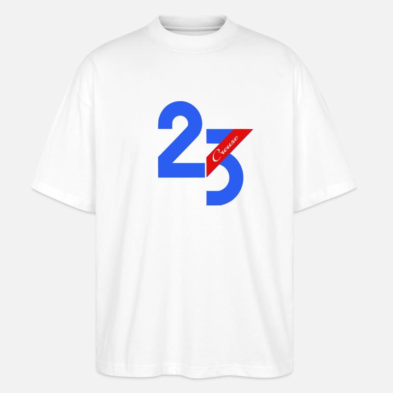 Creuse - Stanley/Stella Oversized Unisex Bio T-Shirt Blaster 2.0 - Weiß