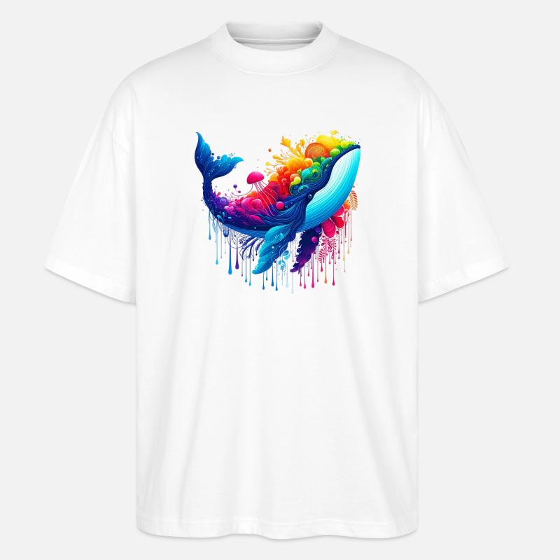Wal - Stanley/Stella Oversized Unisex Bio T-Shirt Blaster 2.0 - Weiß