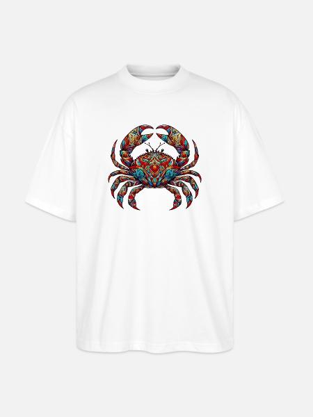 Crabe - T-shirt bio Blaster 2.0 coupe oversize Stanley/Stella Unisexe - blanc