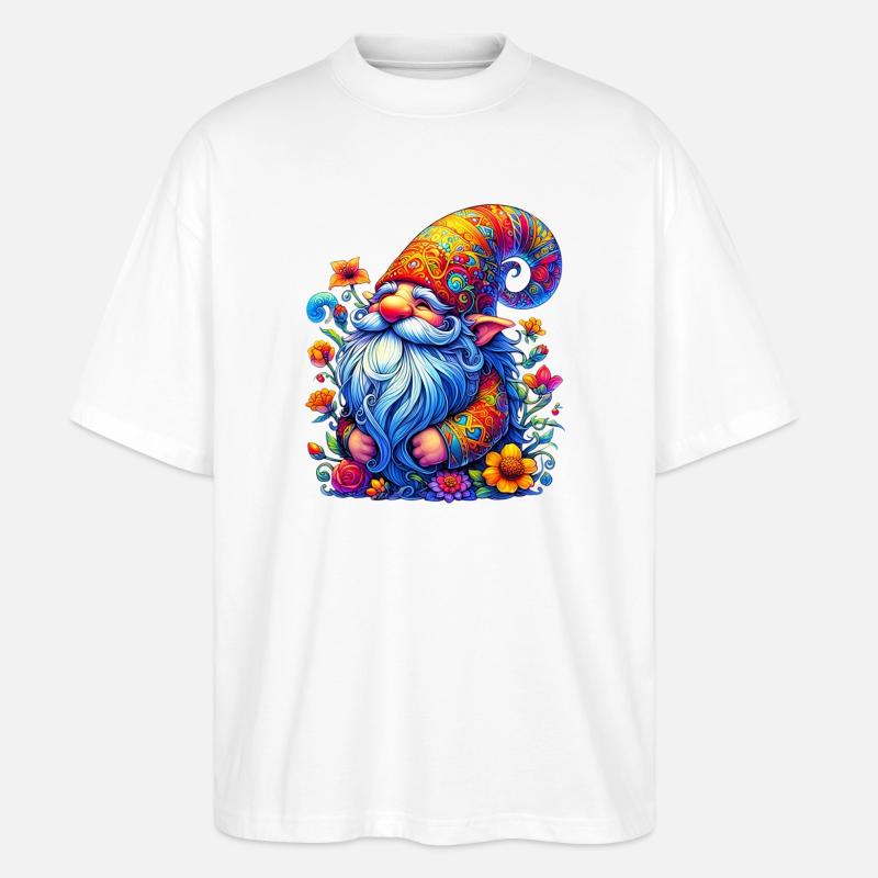Gnom-Goblin-Elf - Stanley/Stella Oversized Unisex Bio T-Shirt Blaster 2.0 - Weiß