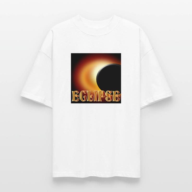SOLAR ECLIPSE ECLIPSE ASTRONOMY Stanley/Stella Oversized Unisex Organic T-shirt Blaster 2.0