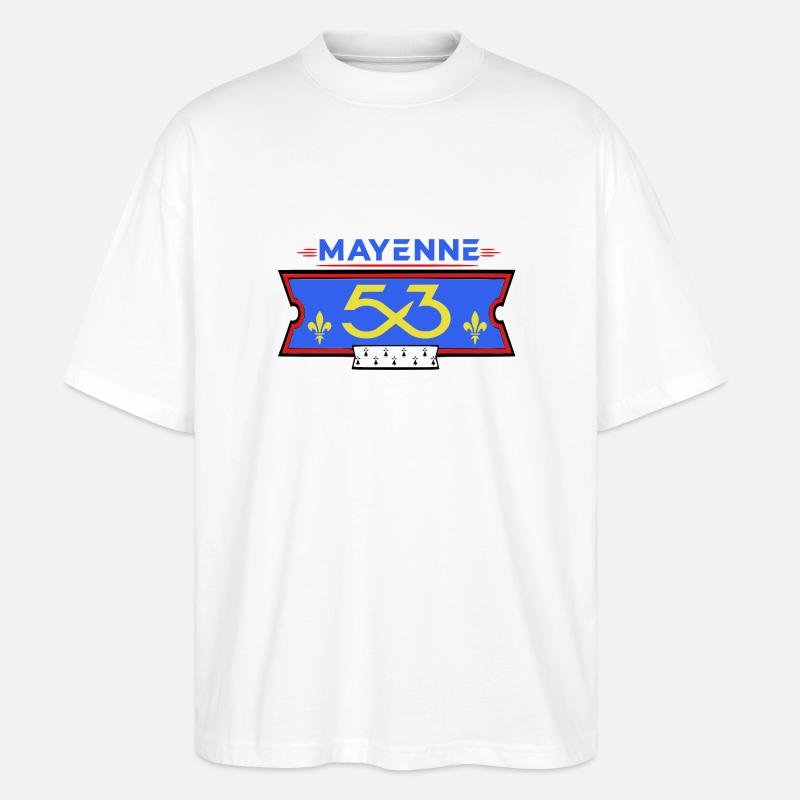 Mayenne - Stanley/Stella Oversized Unisex Bio T-Shirt Blaster 2.0 - Weiß