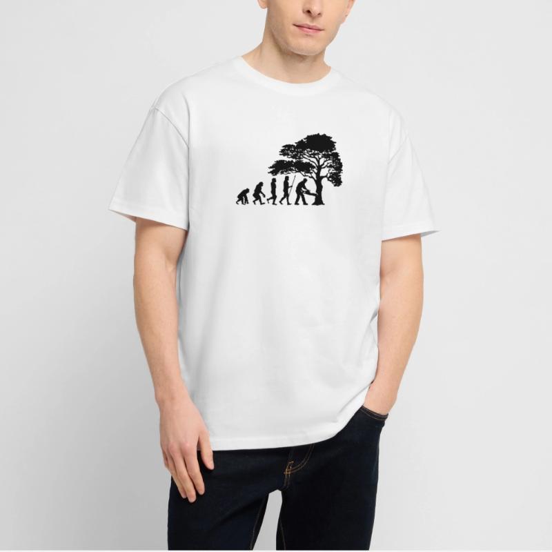 Lumberjack Tree Evolution sciure de bois T-shirt bio Blaster 2.0 coupe oversize Stanley/Stella Unisexe