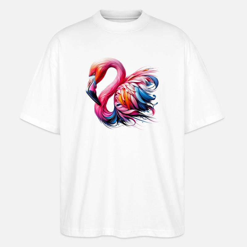 Flamant - T-shirt bio Blaster 2.0 coupe oversize Stanley/Stella Unisexe - blanc