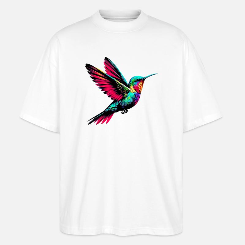 Colibri - T-shirt bio Blaster 2.0 coupe oversize Stanley/Stella Unisexe - blanc