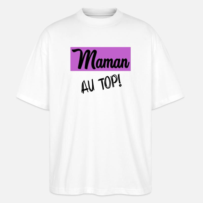 MAMA - Stanley/Stella Oversized Unisex Bio T-Shirt Blaster 2.0 - Weiß