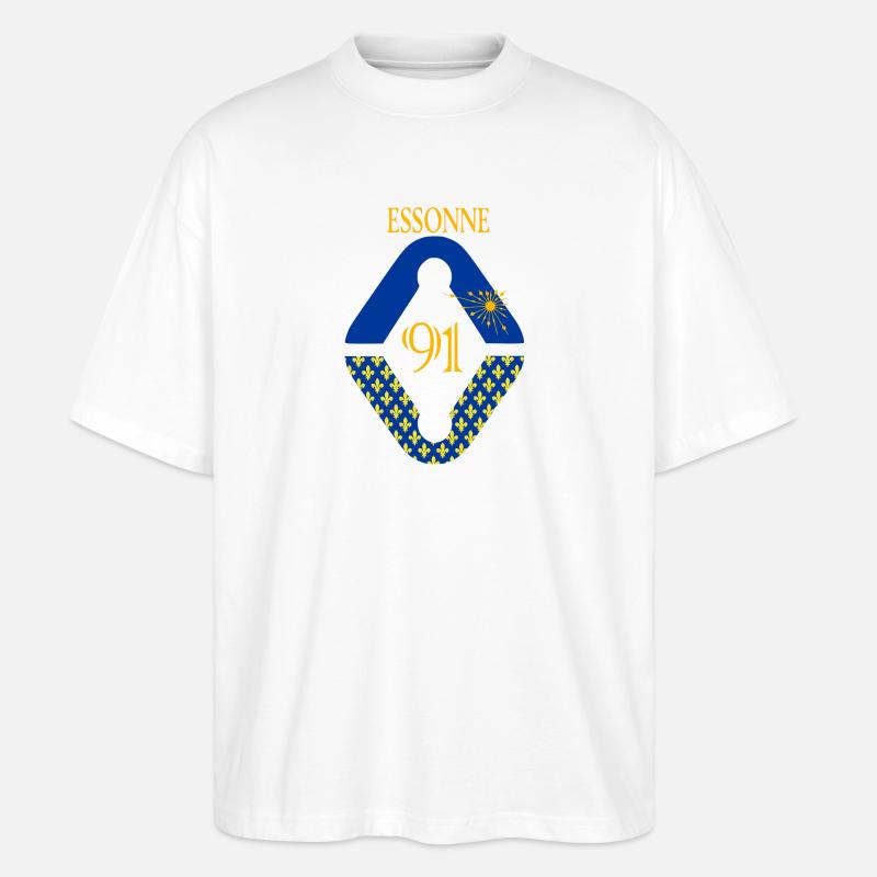 Essonne - Stanley/Stella Oversized Unisex Bio T-Shirt Blaster 2.0 - Weiß