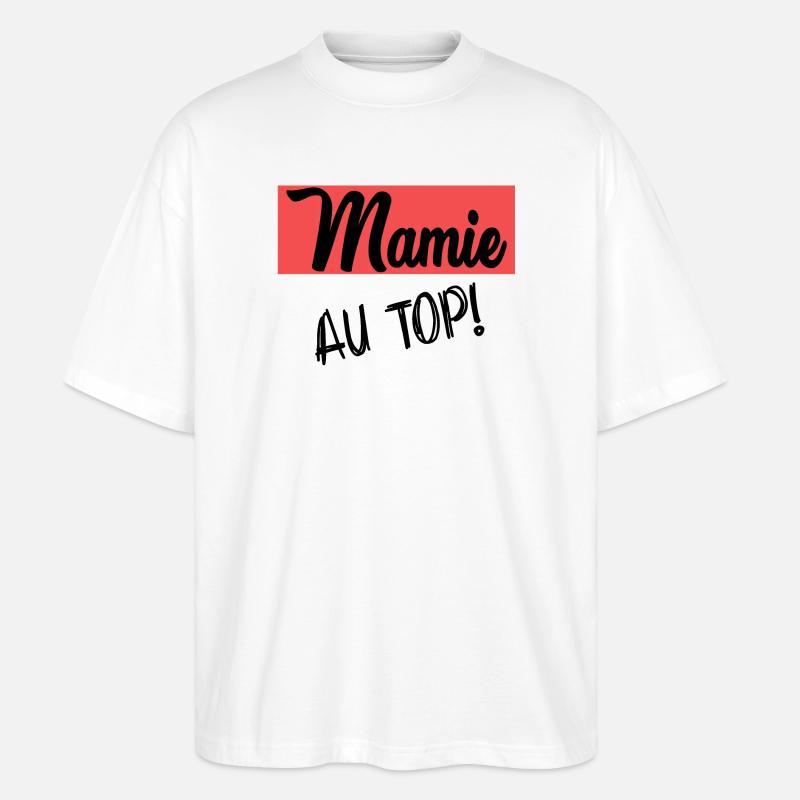 OMA - Stanley/Stella Oversized Unisex Bio T-Shirt Blaster 2.0 - Weiß