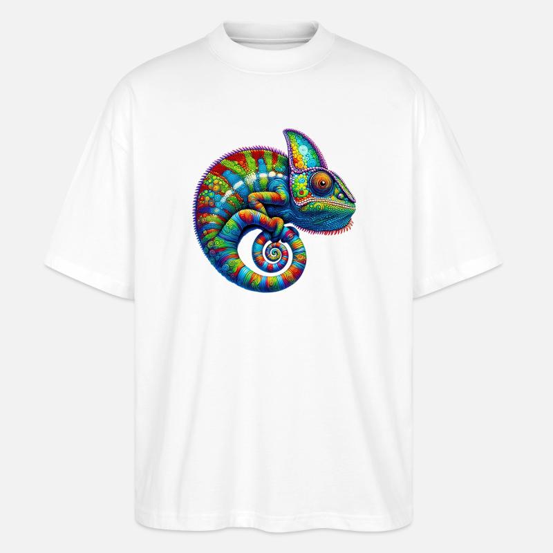 Chameleon - Stanley/Stella Oversized Unisex Organic T-shirt Blaster 2.0 - white