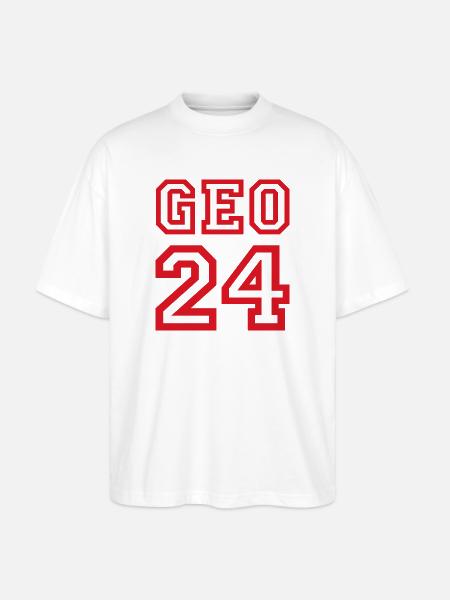 GEORGIEN Georgia - Stanley/Stella Oversized Unisex Organic T-shirt Blaster 2.0 - white