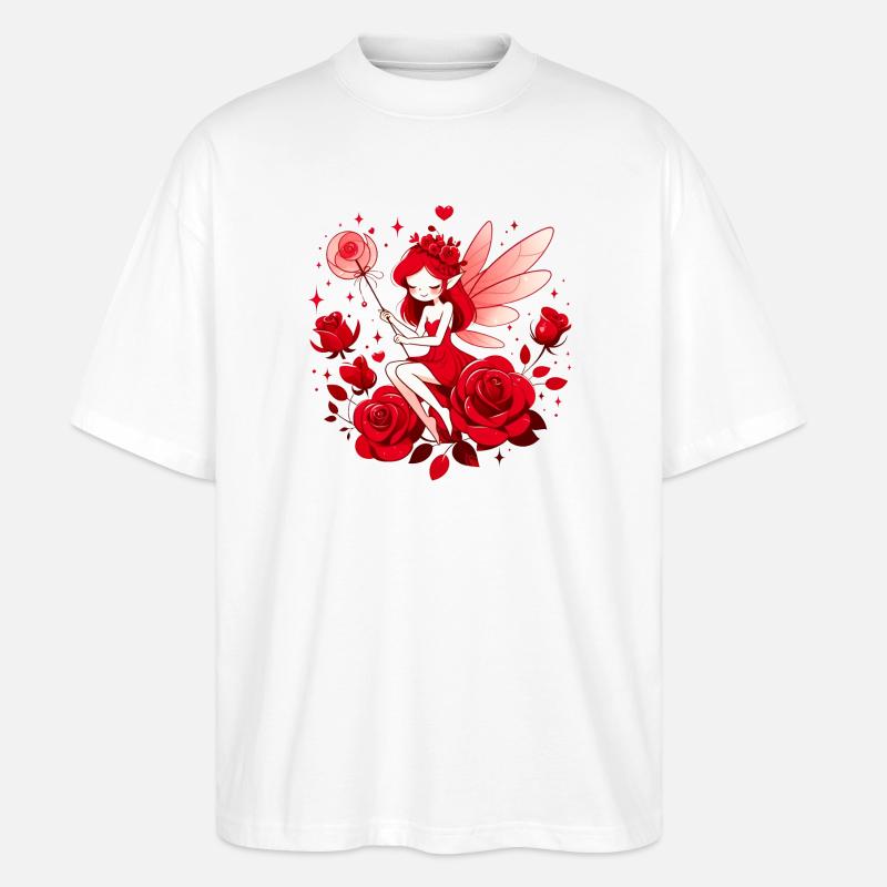 Fee der Liebe - Stanley/Stella Oversized Unisex Bio T-Shirt Blaster 2.0 - Weiß