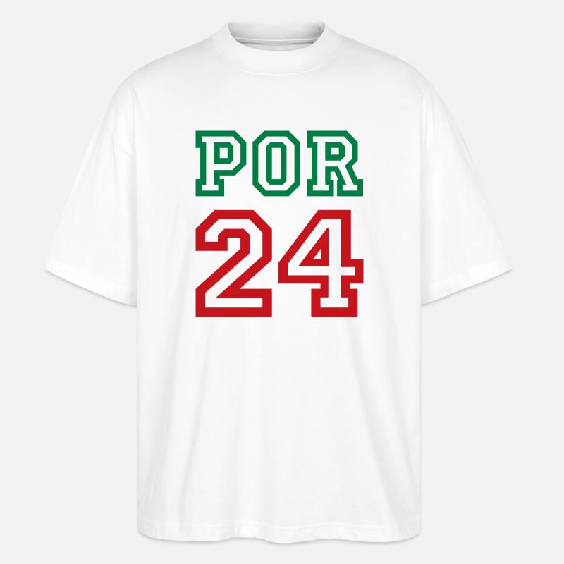 Portugal - Stanley/Stella Oversized Unisex Bio T-Shirt Blaster 2.0 - Weiß