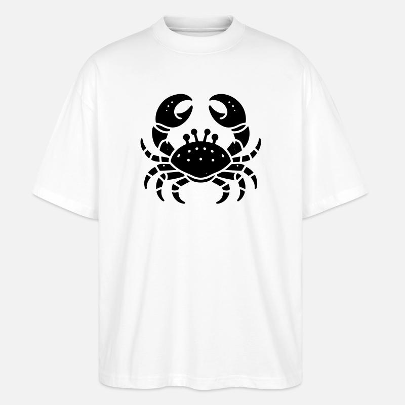 Krebs - Stanley/Stella Oversized Unisex Bio T-Shirt Blaster 2.0 - Weiß