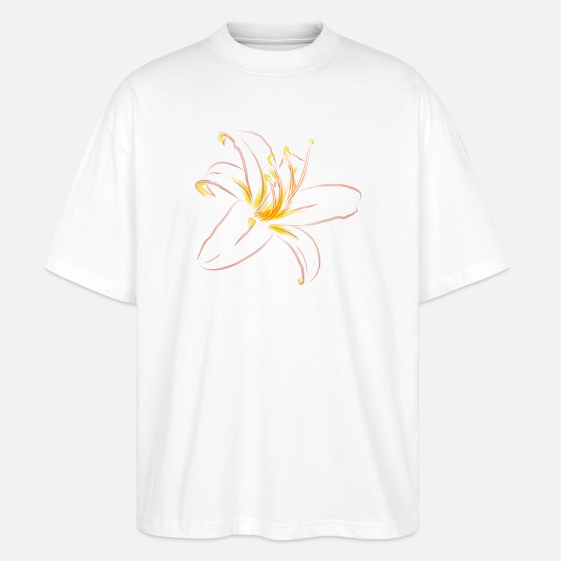 LYS ROSE CLAIR - T-shirt bio Blaster 2.0 coupe oversize Stanley/Stella Unisexe - blanc