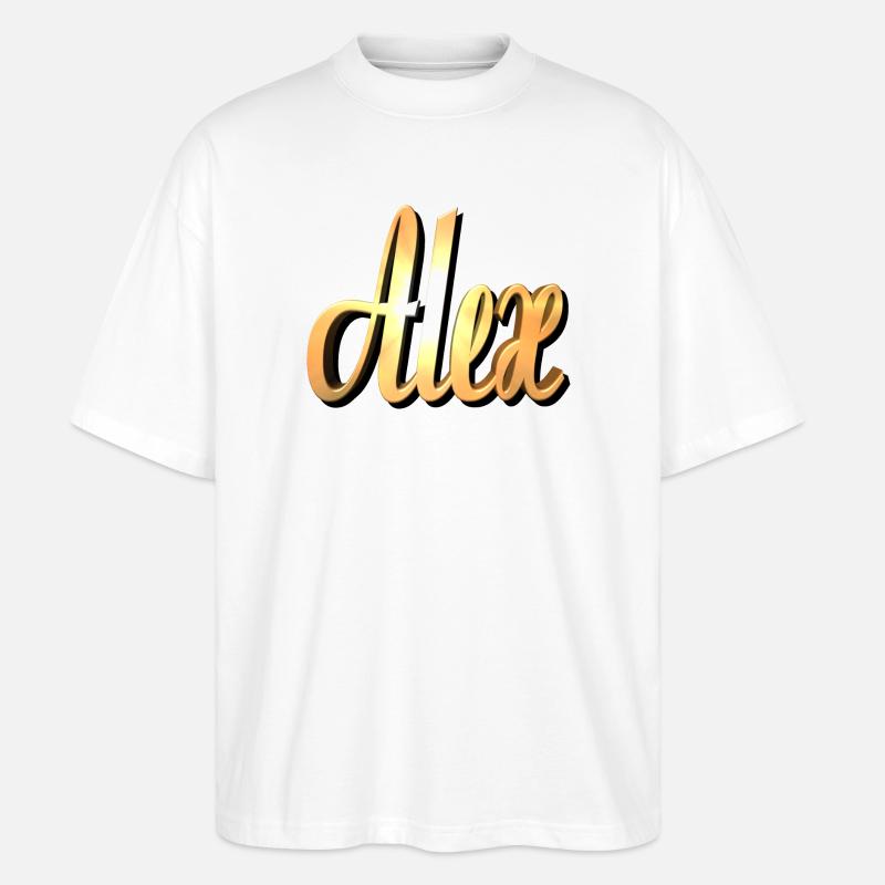 alex2 - Stanley/Stella Oversized Unisex Bio T-Shirt Blaster 2.0 - Weiß