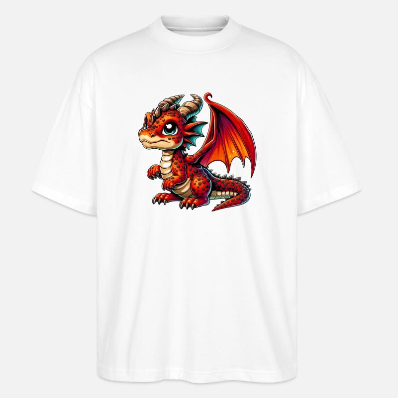 Dragon - T-shirt bio Blaster 2.0 coupe oversize Stanley/Stella Unisexe - blanc