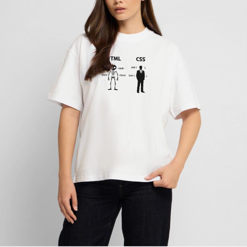 Developer Programmierer Coden Css Skripting Code Stanley/Stella Oversized Unisex Bio T-Shirt Blaster 2.0