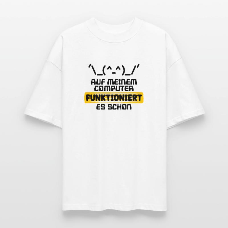 Developer Statement Code Scripting Programmer Stanley/Stella Oversized Unisex Organic T-shirt Blaster 2.0