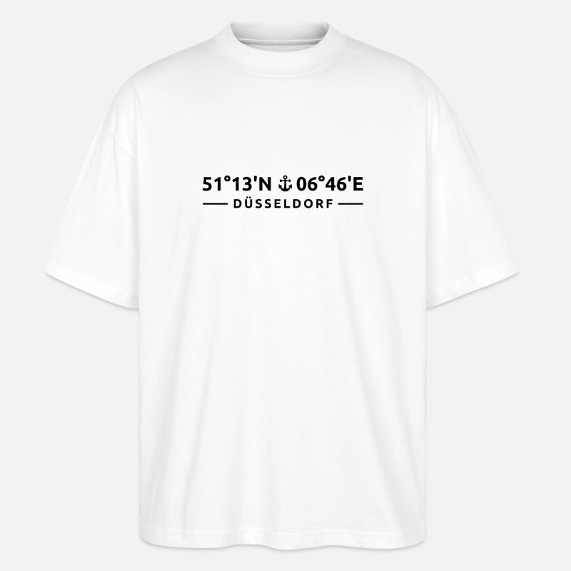 Düsseldorf - Stanley/Stella Oversized Unisex Bio T-Shirt Blaster 2.0 - Weiß