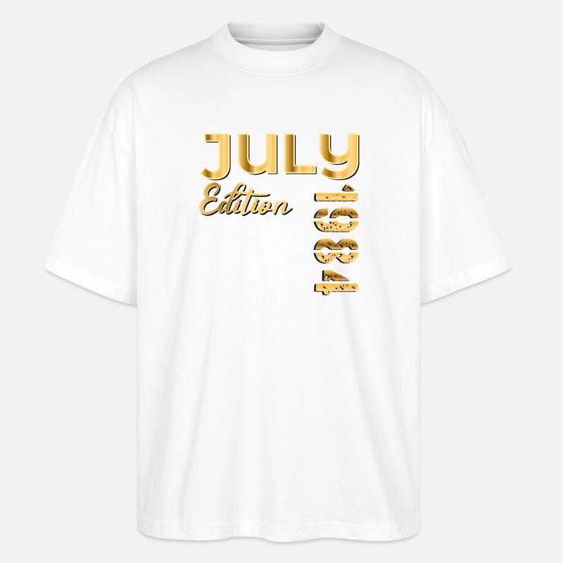 42E ANNIVERSAIRE JUILLET 1984 - T-shirt bio Blaster 2.0 coupe oversize Stanley/Stella Unisexe - blanc