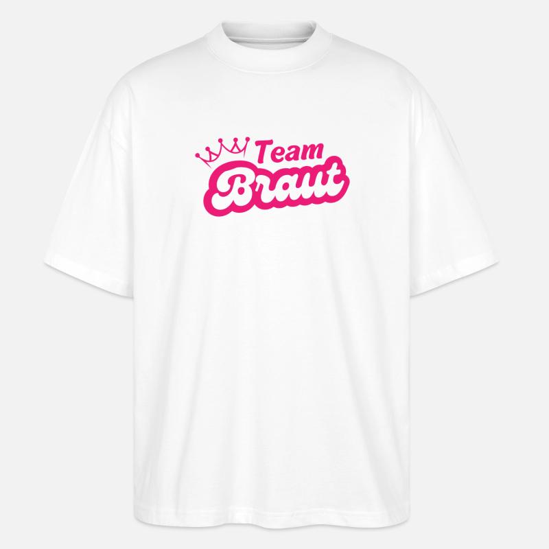 Équipe Bride - T-shirt bio Blaster 2.0 coupe oversize Stanley/Stella Unisexe - blanc