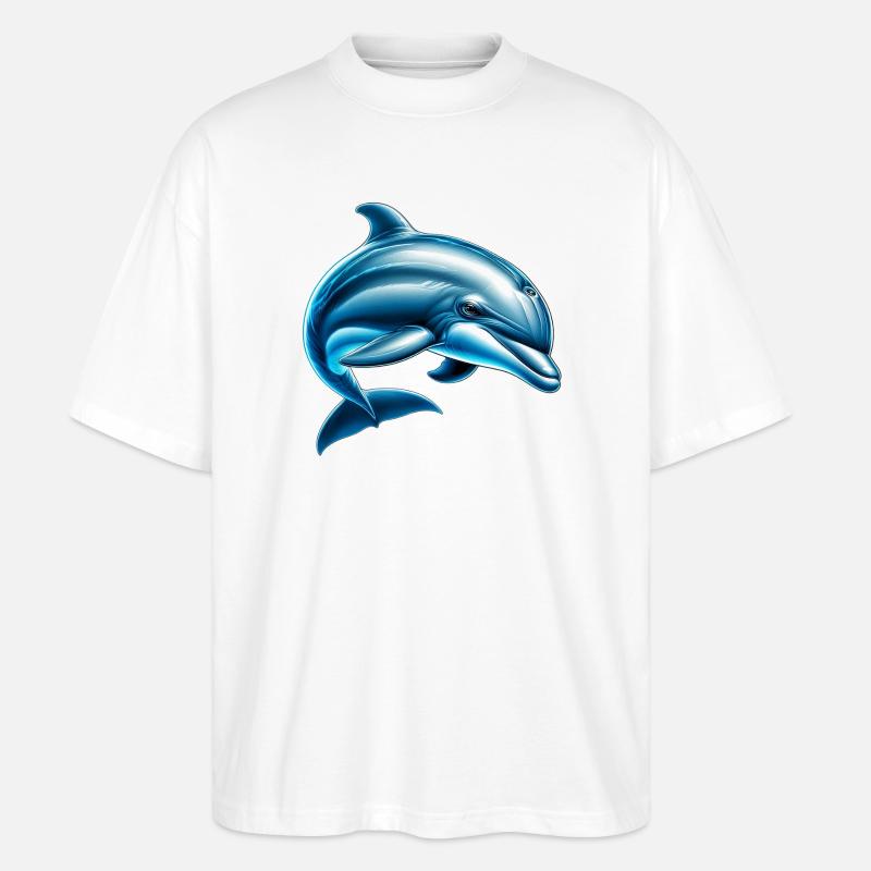Dauphin - T-shirt bio Blaster 2.0 coupe oversize Stanley/Stella Unisexe - blanc