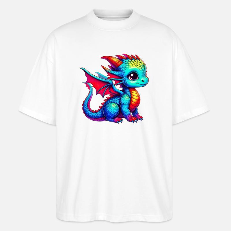 Dragon - T-shirt bio Blaster 2.0 coupe oversize Stanley/Stella Unisexe - blanc