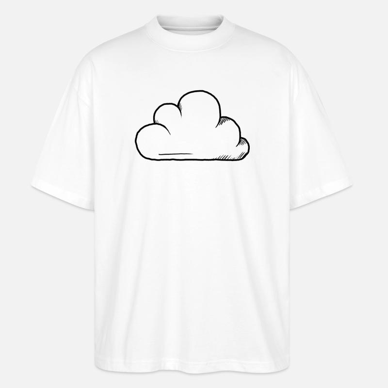 Cloud-Design - Stanley/Stella Oversized Unisex Bio T-Shirt Blaster 2.0 - Weiß