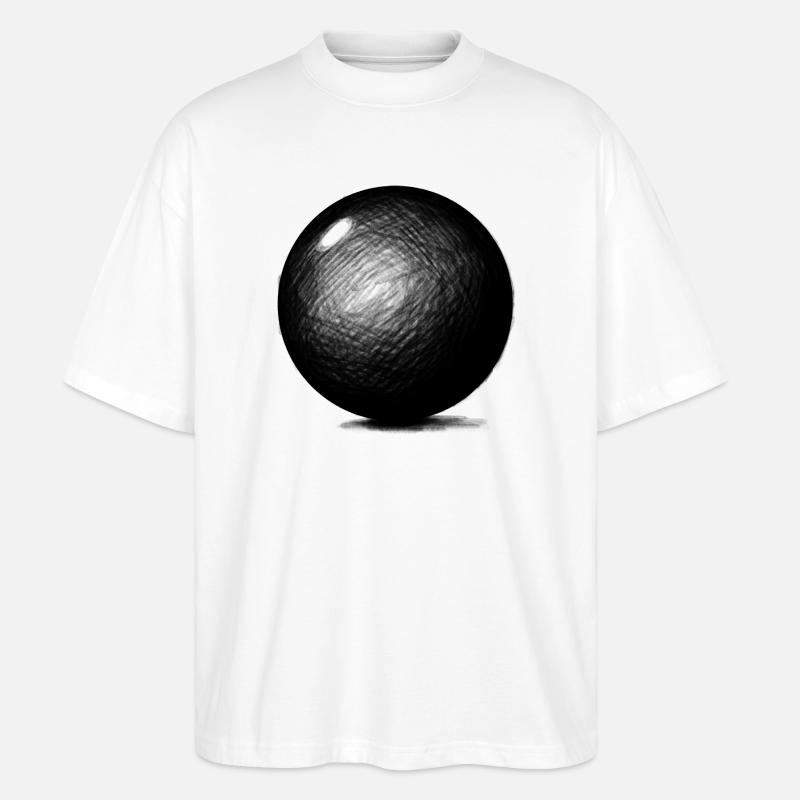 Die Kugel / Boule - Stanley/Stella Oversized Unisex Bio T-Shirt Blaster 2.0 - Weiß
